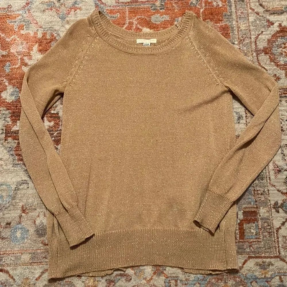 Love by Design Open Back Sparkle Sweater - Picture 1 of 7
